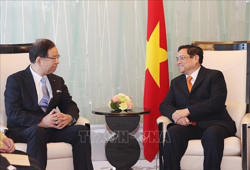 Thủ tướng Phạm Minh Chính tiếp Lãnh đạo Đảng Cộng sản Nhật Bản và Chủ tịch đảng Công Minh Nhật Bản